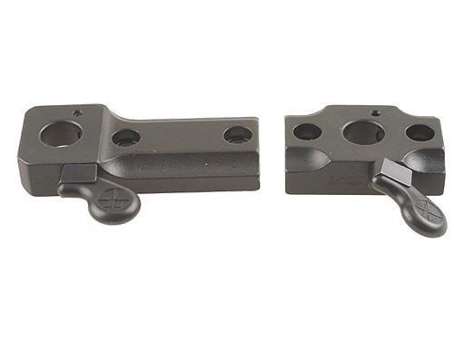 Leupold 2-Piece QR Mounting Base - Savage 10/110 Round Rear Receiver Matte Black Finish