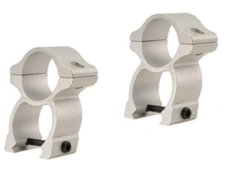 Leupold 2-Piece Rifleman See-Thru Weaver-Style Scope Rings 1 Inch High Silver