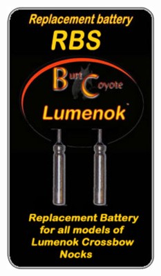 Lumenok RBS Replacement Battery for Crossbow Lighted Nock 2-Pack