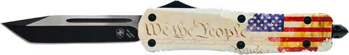Templar Knife OTF Large We The People 3.5" Tanto Black Blade