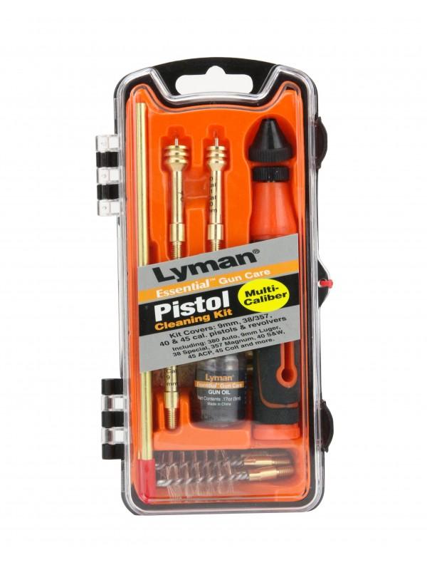 Lyman Essential Handgun Cleaning Kit 9mm 40cal 45ACP Multi-Caliber