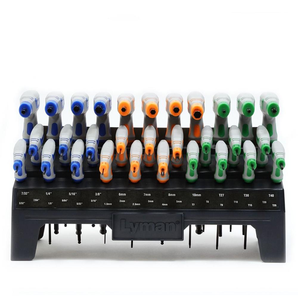 Lyman Heritage T-Handle Hex and Torx Tool Set 30/pc