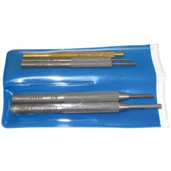 Lyman Pistolsmith Punch Set - 5 Piece with Brass Drift