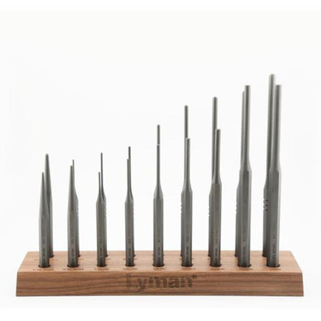 Lyman Armorers Hex Punch Set 18 Pieces with Storage Stand