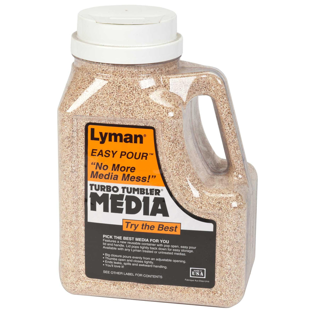 Lyman Turbo Easy Pour Corncob Case Polishing Media for Tumblers