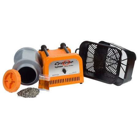 Lyman Cyclone Rotary Tumbler 115V with Sifter Pans and Stainless Pins