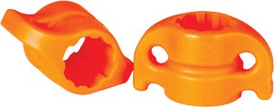 AMS Bowfishing 5/16" Everglide Safety Slide 2 Pack Orange