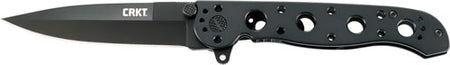 CRKT M16-03KS 3.5 Inch Black Spear Point Plain Edge Knife Stainless Handle