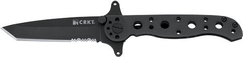 CRKT M16-10KSF 2.94 Inch Black Tanto Half Serrated Pocket Knife