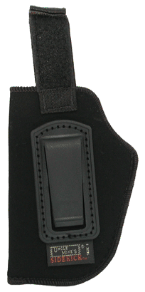 Uncle Mike's 76012 IWB Holster Size 01 Suede-Like Black Belt Clip Medium Autos 3-4 Inch Barrel Left Hand