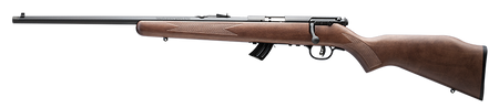 Savage Arms 50701 Mark II GL Full Size 22 LR 10+1 21" Matte Black Sporter Barrel, Matte Black Drilled & Tapped Carbon Steel Receiver, Satin Brown Fixed Wood Stock, Left Hand