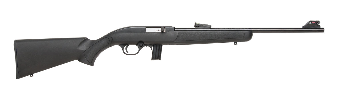 Mossberg 37071 702 Plinkster Bantam Youth 22 LR 10+1 18" Blued Steel Barrel, Blued 3/8" Dovetail Receiver, Black Fixed Synthetic Stock, Right Hand