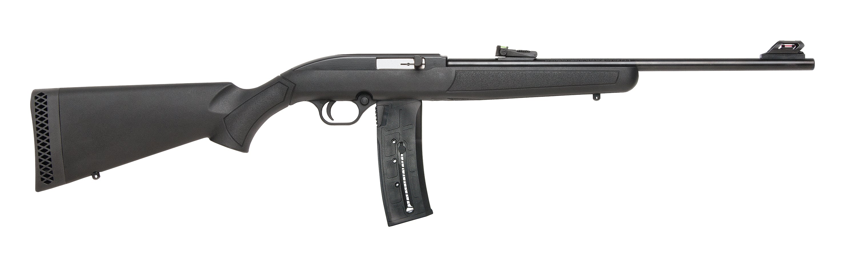 702 SEMI 22LR BL/SYN 25+1 18"# BLUE/SYNTHETIC