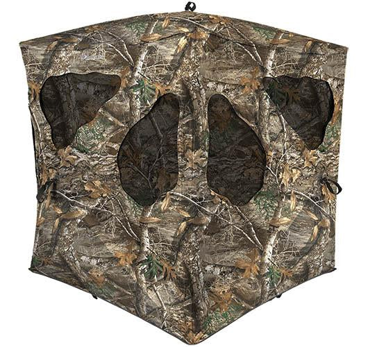Ameristep Silent Brickhouse 3-Hunter Ground Blind Mossy Oak Break-Up Country