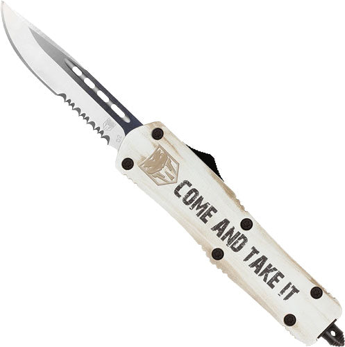 CobRaTec Medium FS3 Dual Action OTF Come and Take It 3" Serrated Knife