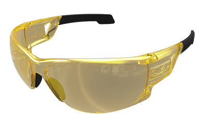 Mechanix Wear Type-N Black Frame Safety Glasses with Amber Lens VNS-30AC-PU