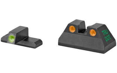 Meprolight Tru-Dot Self-Illuminated Fixed Tritium Sights, HK USP Compact 9/40S&W/45ACP, Green/Orange 0115173301