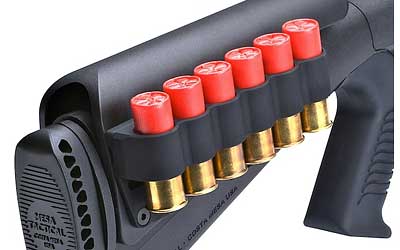 Mesa Tactical 90150 SureShell 6-Round Side Saddle, 12 Gauge, Fits Urbino Riser, Matte Black Finish