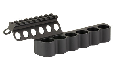 Mesa Tactical SureShell 6-Round Side Saddle and Rail, Beretta 1301 and A300 Ultima 12 Gauge, Matte Black 94270