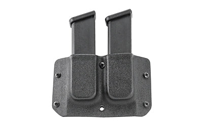MFT HDMP-GDS940 Double Stack 9/40 Double Mag Carrier Pouch, Ambidextrous, Adjustable Retention, Black, 1.5 Belt Clip