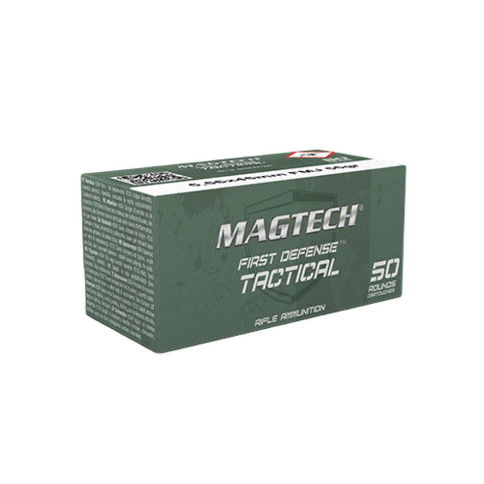 Magtech 5.56x45mm NATO First Defense Tactical/Training 55 grain Full Metal Jacket ammunition