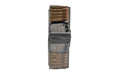 Cross Industries AR-15 Magazine Set, 5.56 NATO, Two 10-Round Coupling Mags, Transparent Body, Black CM10-AR15P-55645-BLK