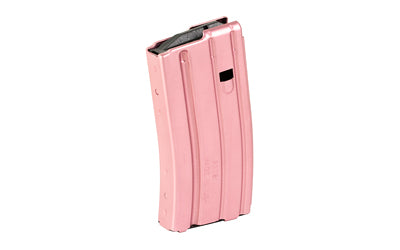 DURAMAG Speed AR-15 Magazine, .223 Remington/5.56 NATO/300 AAC Blackout, 20 Rounds, Pink Aluminum Body