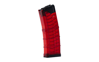 Lancer Systems L5 AWM .223/5.56 NATO 30rd AR Rifle Magazine, Translucent Red, Polymer