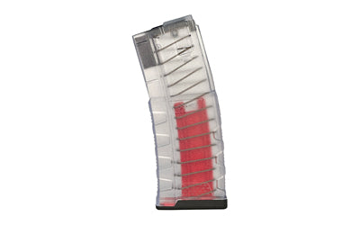 MFT EXD AR-15 Rifle Magazine, 223 Remington/556NATO, 15 Rounds, 30Rd Housing, Translucent Clear