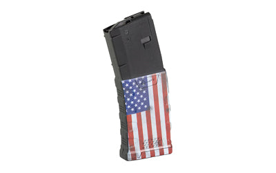 Mission First Tactical 30-Round .223/5.56 NATO AR-15 Mag, American Flag Graphic, Polymer