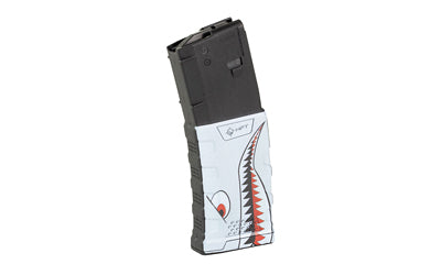 Mission First Tactical 30-Round .223/5.56 NATO AR-15 Mag, Shark Graphic, Polymer Construction