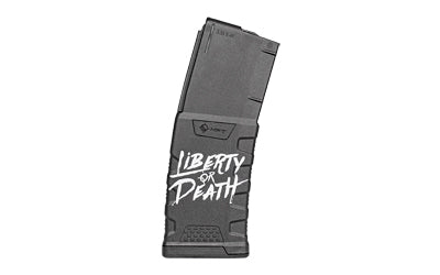 Mission First Tactical 30-Round AR-15 Mag, .223/5.56 NATO, Liberty or Death Graphic, Polymer