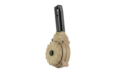 ProMag DRM-A55-FDE 50-Round Drum Magazine for Sig Sauer P320 9mm, Flat Dark Earth