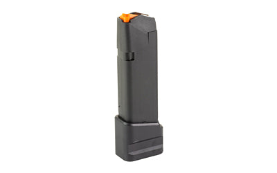 Shield Arms 20-Round Extended Magazine for Glock 19, 9MM, Billet Aluminum, Black Anodized Finish