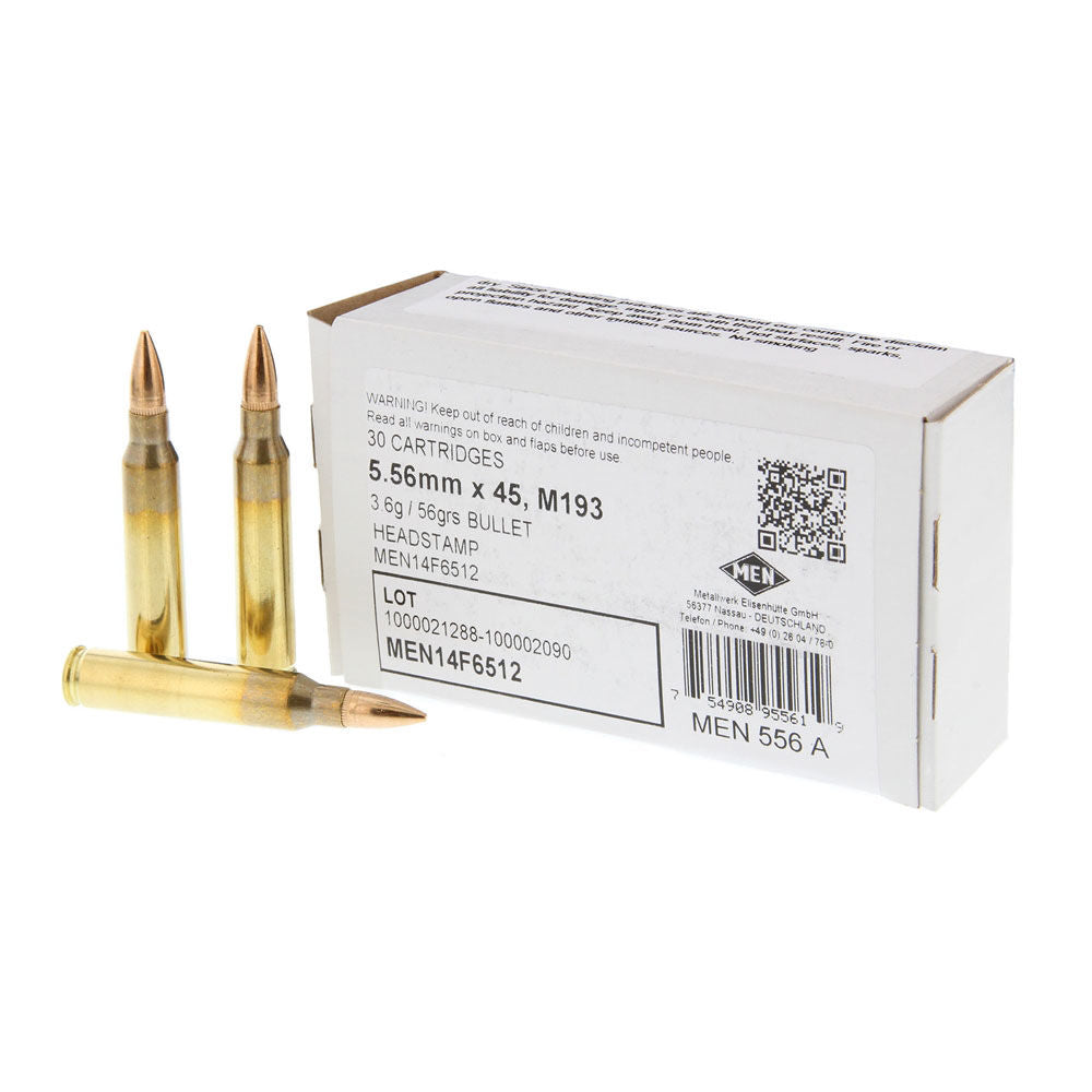 Magtech MEN M193 5.56x45mm NATO 56 Gr FMJ 2