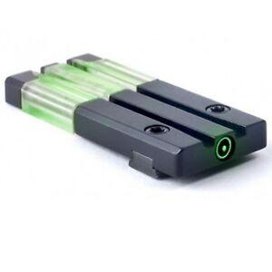 Meprolight Fiber-Tritium Bullseye Single Rear Sight in Green for S&W M&P Shield, Shield Plus & 2.0