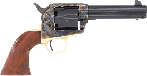 Cimarron Model P BP Revolver .44 Cal 4.75-Inch Case Colored Blued Finish Walnut Grip 6-Round