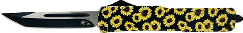 Templar Slim OTF Knife 3.1" Black Tanto Sunflower Edition