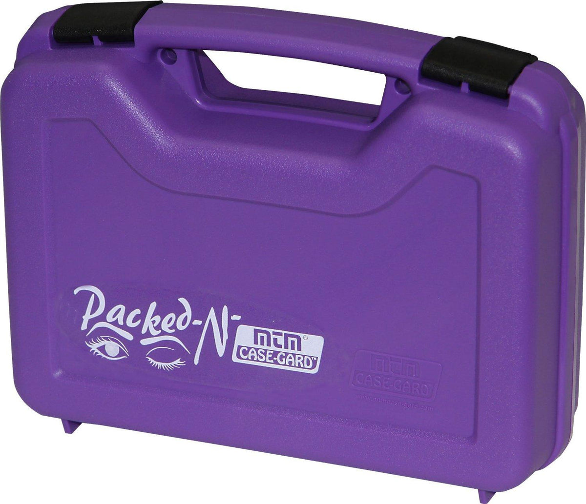 MTM Case-Gard 4" Single Handgun Storage Case Purple Polypropylene