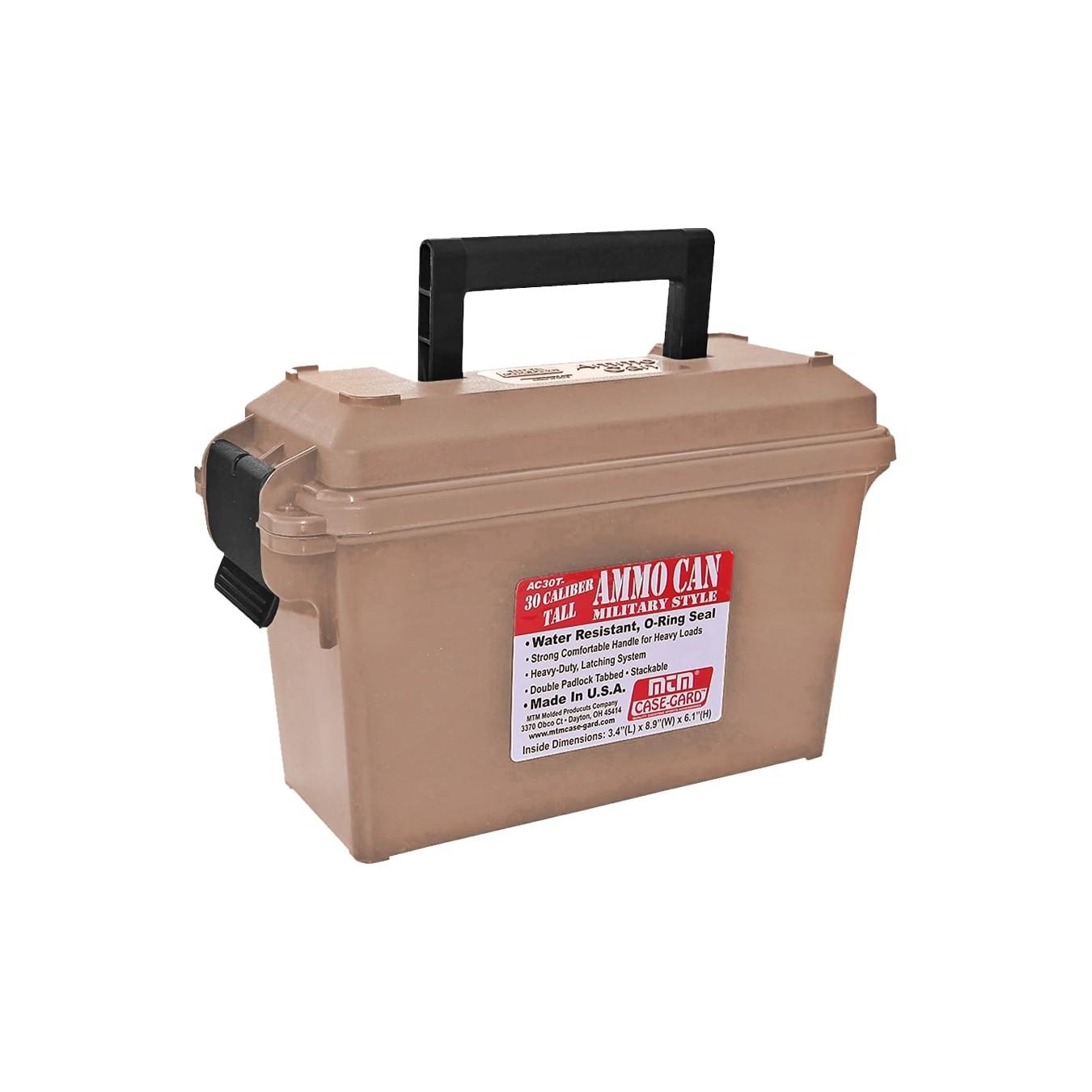 MTM .30 Caliber Tall Ammo Storage Can Flat Dark Earth