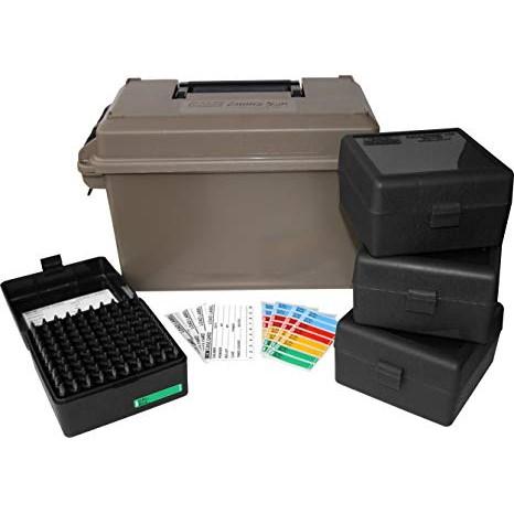 MTM AC50 Ammo Can .223 Caliber with Four RS-100 Boxes Dark Earth