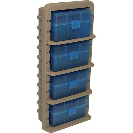 MTM Case-Gard ARRS Rifle Ammo Rack with 4 RS-50 Boxes Blue/Dark Earth