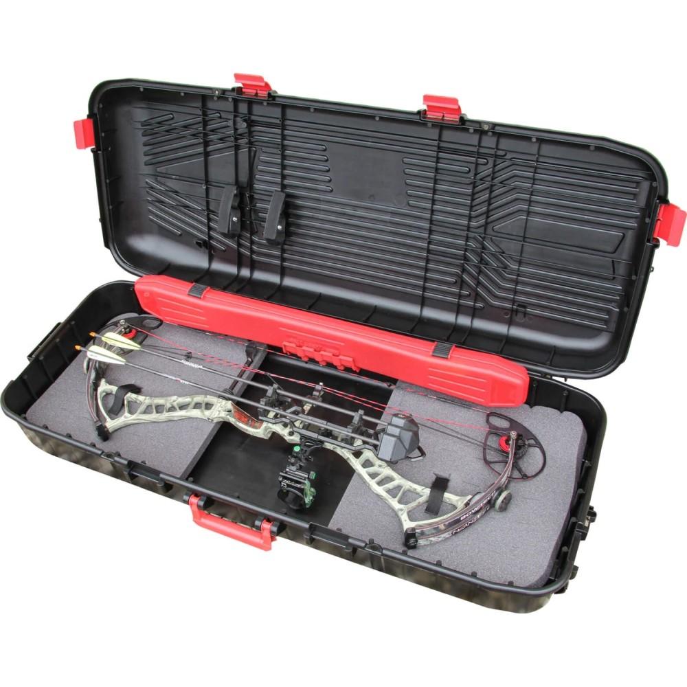 MTM Traveler Impact-Resistant Wheeled Bow Case 44 Inch Black