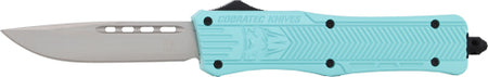 CobRaTec Medium CTK1 Dual Action OTF Mint Blue 3" Drop Point Knife