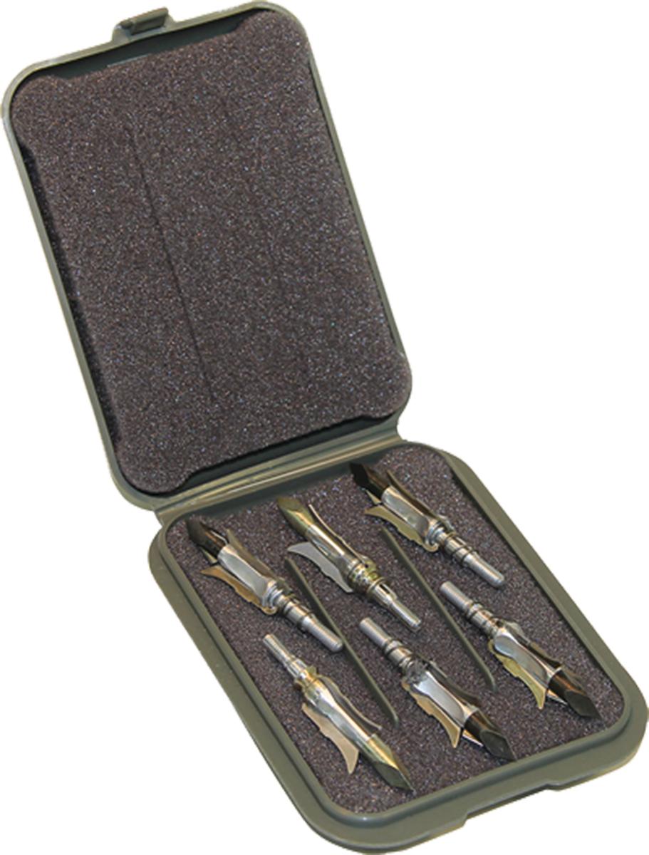 MTM BHM Mechanical Broadhead Case in Army Green