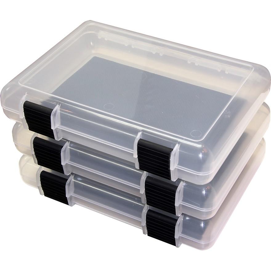 MTM In-Safe Gun Safe Storage Case 9" Clear 3 Pack