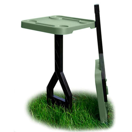 MTM Jammit Personal Outdoor Table Forest Green with Steel Stakes