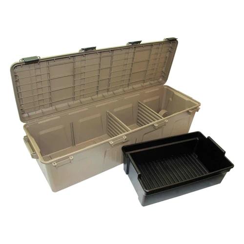 MTM The Mule Wheeled Outdoor Gear Crate - Dark Earth Finish