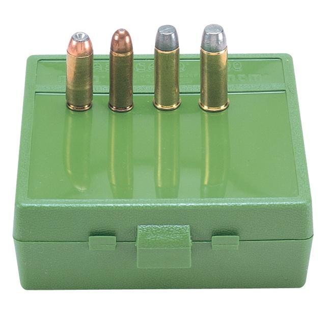MTM P-64 Stackable Ammo Box for .480 Ruger & .50 AE 64 Rounds Green