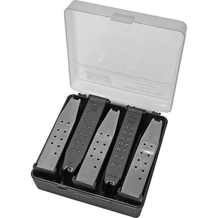 MTM 5-Magazine Handgun Mag Case in Clear Smoke Finish